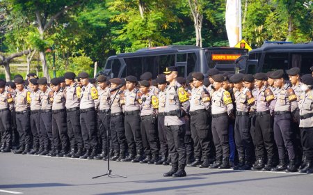 Polrestabes Surabaya Optimalkan Pengamanan dengan Ribuan Personel