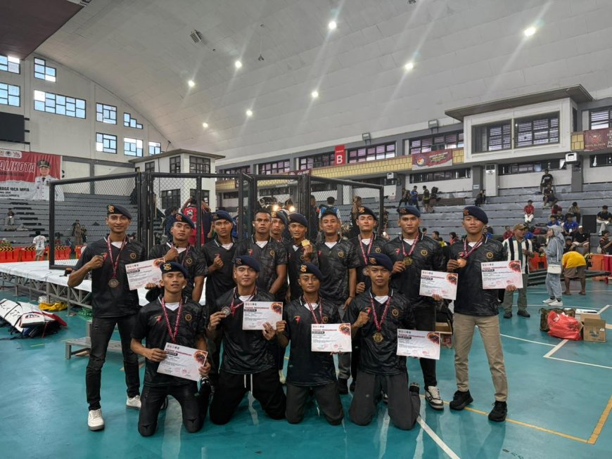 Raih 4 Emas, Brimob Jatim Ukir Prestasi Tinggi