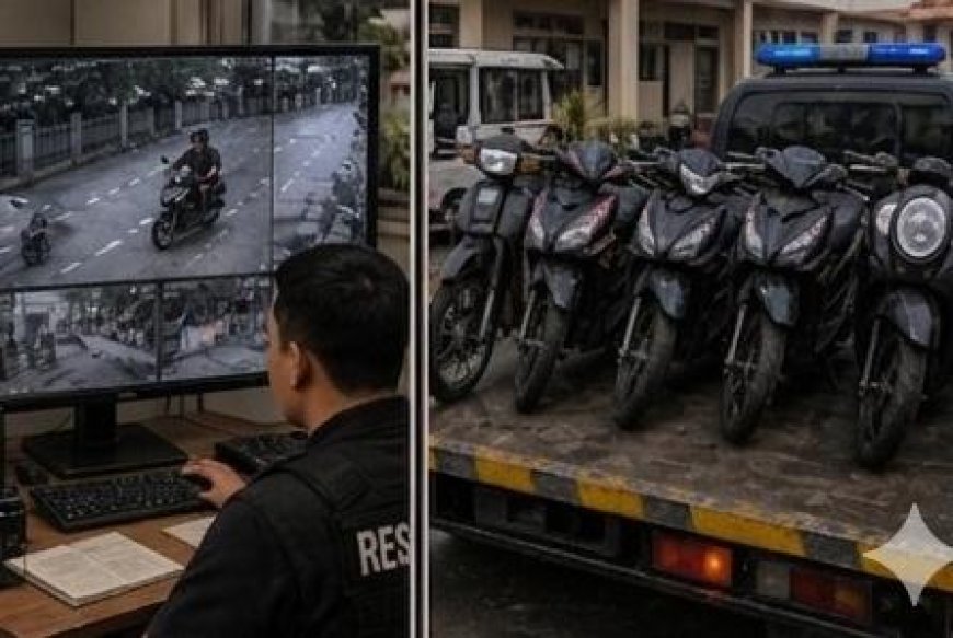 Kasus Pencurian Motor Terungkap, Tiga Pelaku Diamankan