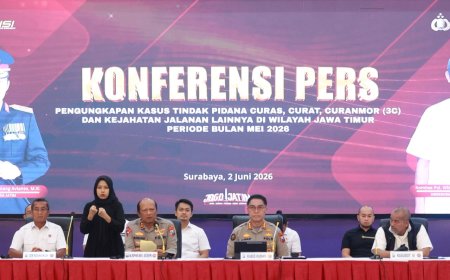 Polda Jatim Pastikan Penindakan Tegas terhadap Pelaku Kejahatan