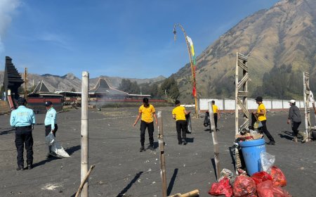 Bakti Bersih Bromo Wujud Sinergi Menjaga Alam dan Budaya