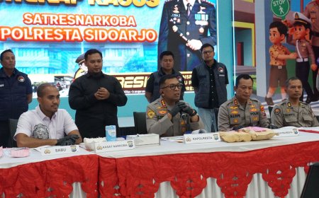 Dua WNA Diamankan Bersama Barang Bukti Kasus Narkotika