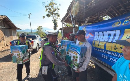 Sambut Hari Bhayangkara ke -80 Polres Situbondo Salurkan Bantuan Alsintan untuk Kelompok Tani