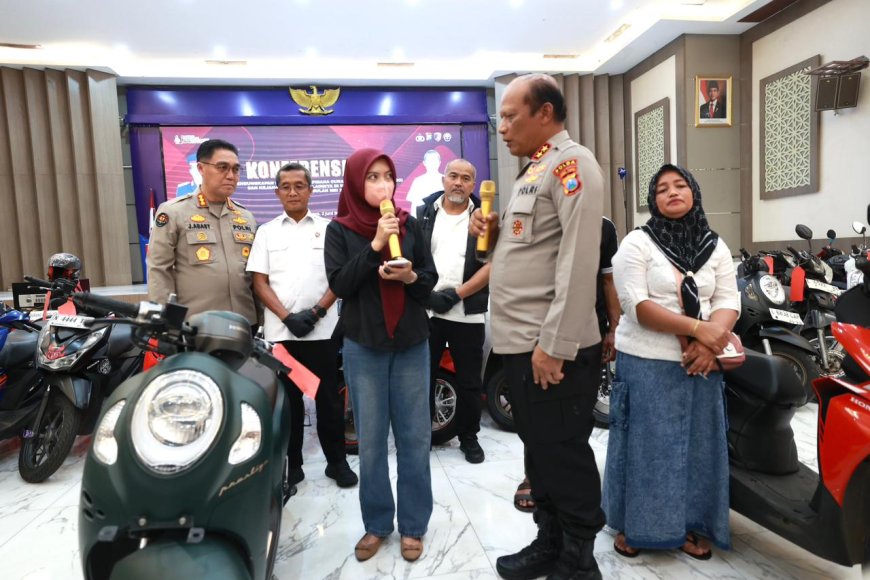 Kendaraan Korban Curanmor Kembali Setelah Berhasil Diungkap Polisi