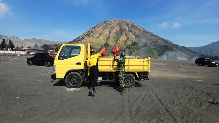 Polres Probolinggo Hadir Jaga Keindahan Gunung Bromo