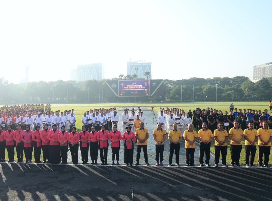 Hari Bhayangkara ke-80 Dirayakan dengan Semangat Kebugaran dan Persaudaraan