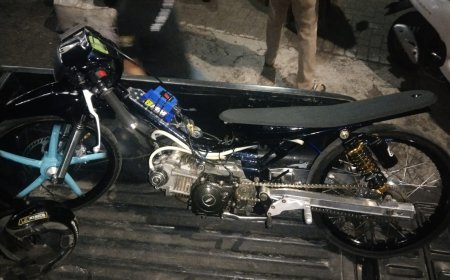 Belasan Motor Balap Liar Kini Diamankan untuk Pendataan dan Penindakan