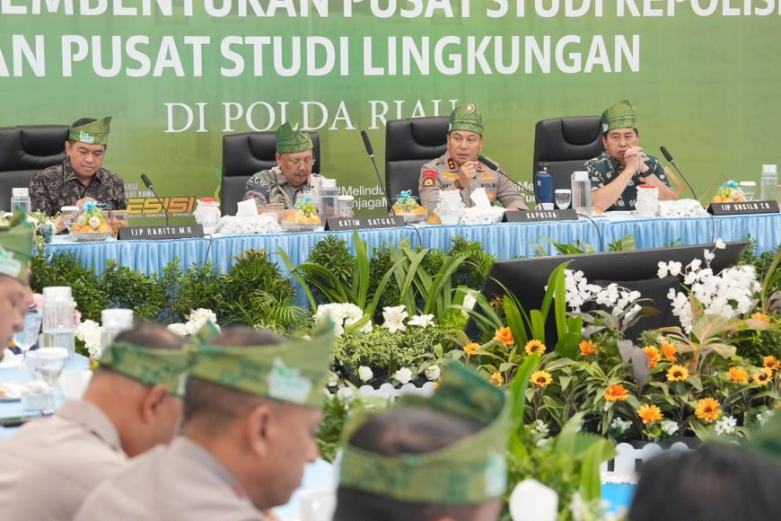 Riau Buka Babak Baru Green Policing melalui Pusat Studi Kepolisian