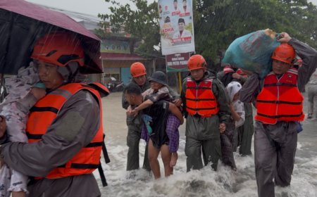 Polisi Gerak Cepat Selamatkan Warga dari Dampak Banjir