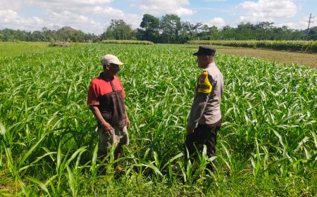 Polres Malang Dorong Pangan Produktif untuk Perkuat Ekonomi Keluarga
