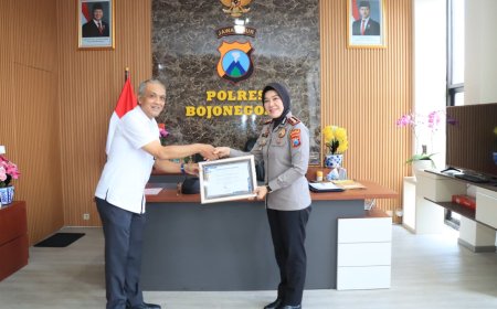 Pengelolaan Anggaran Polres Bojonegoro Raih Penghargaan dari Kemenkeu