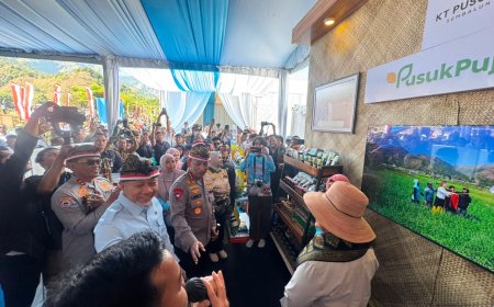 Polri Dorong Percepatan Swasembada Bawang Putih, Tanam Serentak dan Panen Raya di Sembalun\