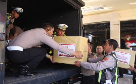 Polri Peduli : Polres Situbondo Kirim Bantuan Kemanusiaan untuk Korban Gempa NTT