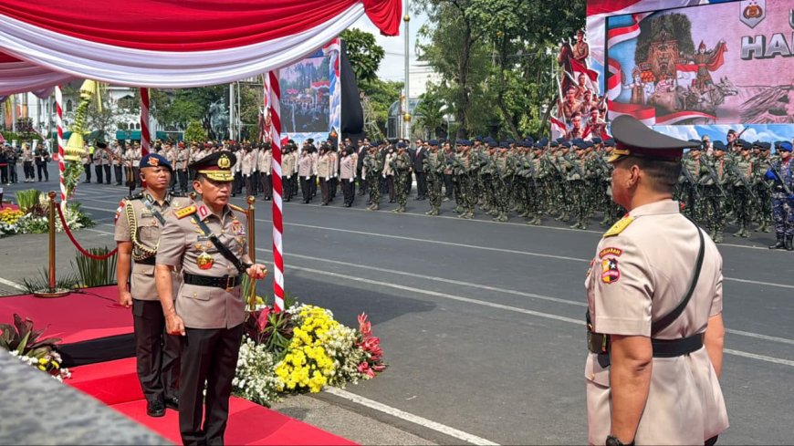 Kapolri Pimpin Upacara Hari Juang Polri 2026 di Surabaya, Kobarkan Semangat Perjuangan Polri untuk Mewujudkan Kemajuan Bangsa
