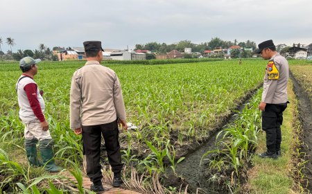 Bhabinkamtibmas Polres Malang Aktif Dampingi Petani Jaga Ketahanan Pangan
