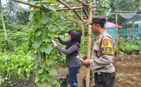 Polres Malang Kawal Pertanian Warga hingga Hasil Tani Dimanfaatkan