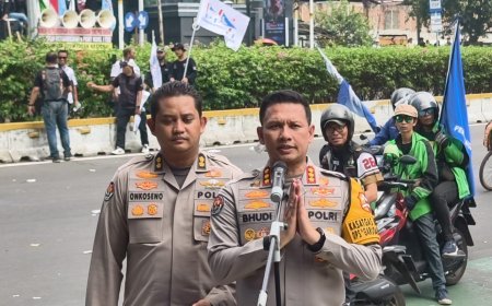 Polda Metro Jaya Apresiasi KBPBI dan KSPSI Sampaikan Aspirasi dengan Tertib