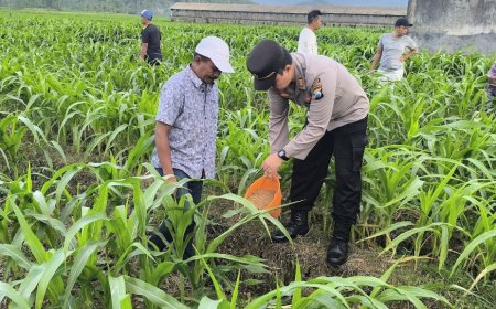 Polres Malang Ajak Warga Jaga Potensi Pangan dari Tingkat Desa