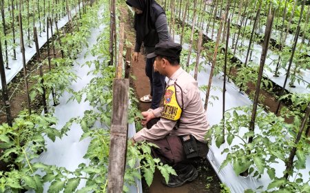 Dukung Petani di Kabupaten Malang, Polisi Perkuat Koordinasi di Lapangan