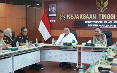 Perkuat Sinergi Penegakan Hukum, Kapolda Jatim Gelar Courtesy Call ke Kajati