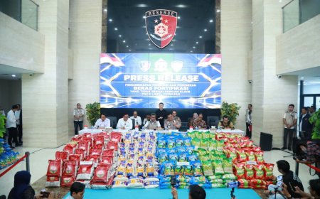 Bareskrim Polri Ungkap Dugaan Beras Fortifikasi Tak Sesuai Label, Sita 1.194 Kemasan Senilai Rp155 Juta