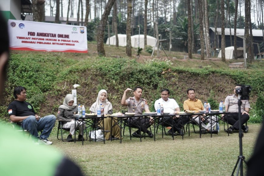 Kawal Perpres Baru, Polres Mojokerto Beri Kepastian Hukum dan Perlindungan bagi Driver Online