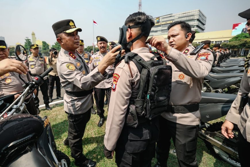Perkuat Penanganan Karhutla, Polda Jatim Terjunkan Pasukan BKO Selama Sepekan